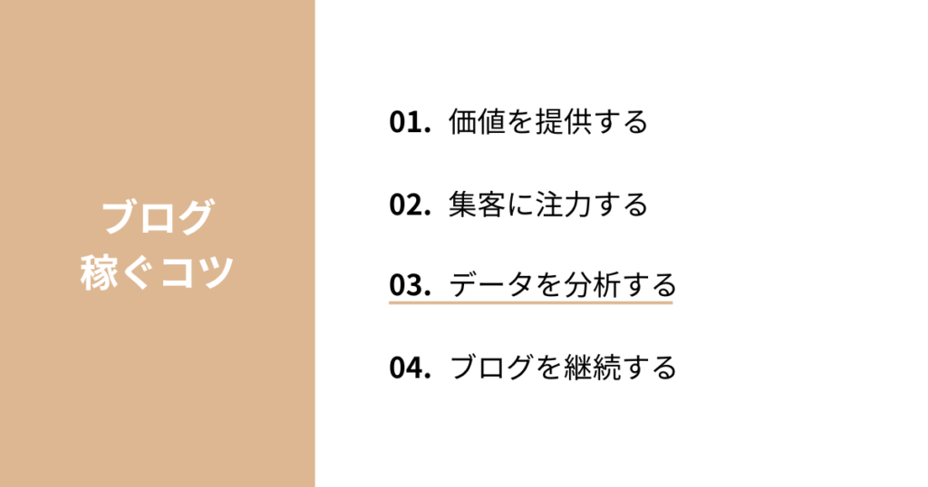 データを分析する