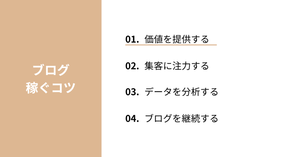 価値を提供する