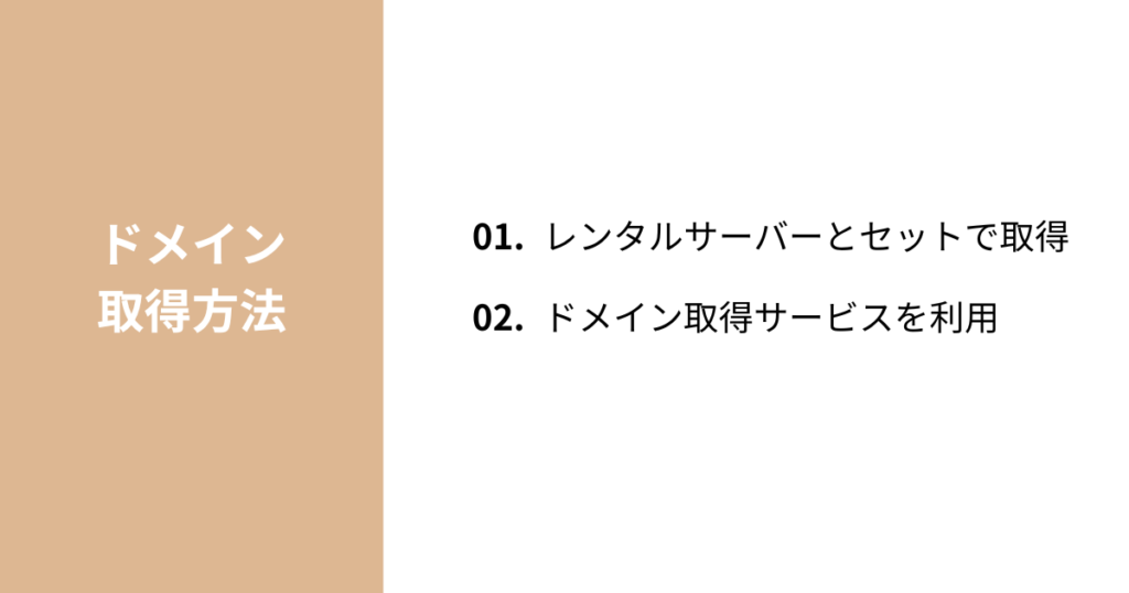 ブログのドメインを取得する方法